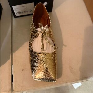Elegant Gold Women's Shoes